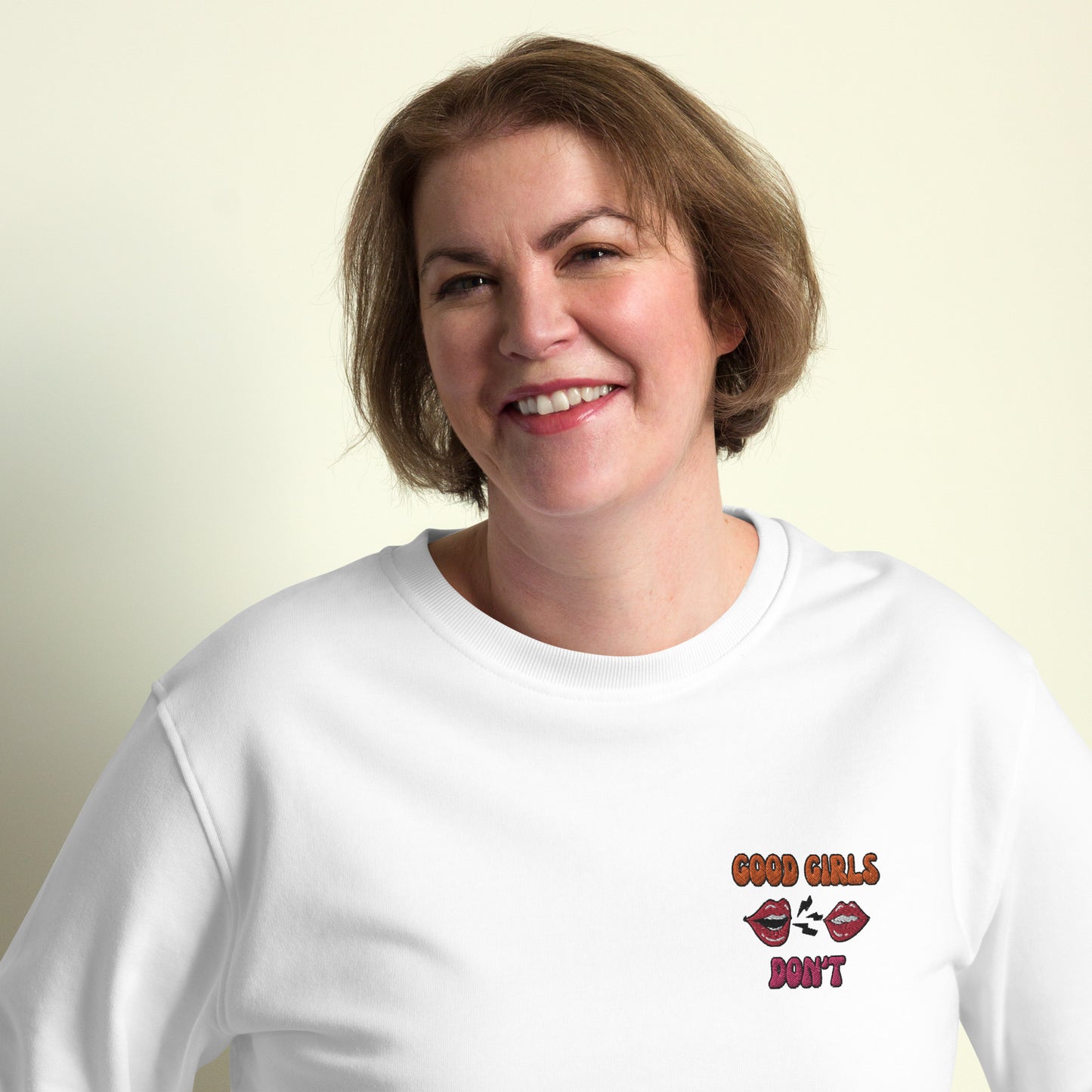 Good Girls Don't Embroidered Sweatshirt